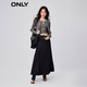 ONLY fashionable and versatile slim fit splicing suit short sweater for women 12343A020 G51 medium flower yarn gray XS 155/76A