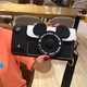 DVUJVS 零钱卡包适用苹果13/13promax手机壳斜跨12pro背带挂绳iphone12/1 【小奇相机零钱包】配斜跨挂绳-手绳 iPhone13