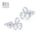 Chow Sang Sang Pt950 Platinum Earrings Pair of Platinum Earrings 78877E Pricing