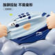 Li Ning (LI-NING) children's swimming cap cute cartoon printed silicone swimming cap for boys and girls colorful swimming cap 505 blue