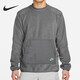NIKE Men's New Fashionable Loose and Comfortable Sports and Casual Round Neck Pullover Sweatshirt CK6359-494 DD4855-068 2XL