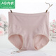 AB underwear women 2 packs high waist thin sexy markless high elastic hip lifting buttocks shaping modal belly boxer pants D829 [2 packs] mixed color, average size 90-135 Jin [Jin equals 0.5 kg]