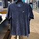 耐克（NIKE）做旧款短袖T恤男装2025夏季新款运动服针织透气圆领休闲上衣 FD1283-010黑色做旧款 S