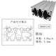 XMSJ European Standard 6060/6090/60120 Perfil de aluminio Estándar europeo de aluminio de aluminio 60*60 Aluminio Aluminio aleación de aluminio Europa 6630R