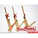 
Shanbei Guizhou Miao Lusheng ethnic handmade bamboo stage performance props Lusheng 6 tubes small and small reed C tune standard medium stainless steel mouth 75*35cm blowing style