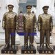 Ten marshals fiberglass sculptures figure statues soldiers national heroes model great man bronze statues custom-made red blue custom-made