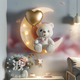 CLCEY new female anchor indoor warm 3D live broadcast background Kuaishou photo atmosphere background cloth movable K-6627 width 2.5 meters X height 2.5 meters lens feeling super high