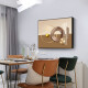 Villa electric meter box hydraulic decorative painting modern simple horizontal version restaurant weak current box hanging painting abstract art living room mural abstract art 12596-2 mirror crystal porcelain 100*80 cover size 84*73 black