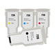 Beijing Cheng Suitable for HP HP728 Ink Cartridge HP DesignJet T730 T830 Plotter T1600 2600 Printer [300ml*6] HP 730 Large Capacity Six-Plus Ink Cartridge Set