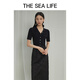 
THE SEA LIFE Ou Hai Yisheng Sweater 24 Spring and Summer Slim Short Sleeve Cool Temperament Knitted Sweater X15868 Glimmer Green M