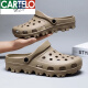 Katile Crocodile Hole Zapatos Sandalias de playa para hombres Sandalias de punta de tamaño grande 48 Tamaño grande 49 parejas Tamaño de jardín 50 Dyh9859 Azul oscuro 39