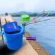Fishing bucket fishing gear box fishing multi-functional fish protection bucket small fishing box thickened can sit on fish box fishing gear supplies bucket fishing bucket fishing box mat live fish bucket fishing protection bag blue bucket + bait plate + double fort