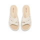 
Belle thick-soled casual slippers, juren leather home slippers, A9T1DBT4 beige 36