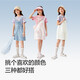 巴拉巴拉女童裤子儿童牛仔裤夏款中大童时尚短裤甜美背带裤潮208224110006