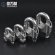 Guwanji 304 stainless steel wire rope chuck chuck U-shaped clamp rolling head wire wire clamp clamp lock rope tightener 304 material M8 2 pieces