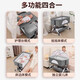 XUM婴儿床可移动多功能折叠新生儿宝宝拼接摇摇篮带尿布台睡床 尿布台款+椰棕床垫+蚊帐+置物篮