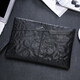 Losbury Herrenhandtasche Neue Mode echte Lederumschlagstasche für Männer Business Casual Clutch Bag für Männer weich