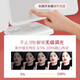 Dong Nailun Makeup Mirror with Light LED Daylight Dressing and Beauty Mirror with Fill-in Light Smart HD Desktop Portable Valentine's Day Birthday Gift for Wife Girl Little Magic Mirror LED Makeup Mirror Lights Up When Opening the Cover Smart Model White