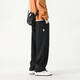 Dingfengbaoluo casual trousers cotton loose straight pants spring and summer wide-leg work pants men's HM9901 black L