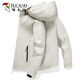 
Woodpecker Jacket Men's Jacket Autumn and Winter Clothes Men's Three-in-One Shock Clothes Hooded Loose Sports Working Top Men 6628 Black + 6628 MW White 4XL (170-185Jin [Jin equals 0.5 kg])