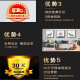 柒个画师2025年新款北欧绿植超薄电表箱装饰画遮挡弱电箱盖板画配电箱挂画 T2679【黑框】水晶面 60*50cm(遮挡50*40)右推拉