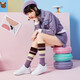 361 Frauenschuhe, Frauen 2022 Neues leichtes, bequemes und atmungsaktives kleine weiße Schuhe für Frauen lässig trendige flache Schuhe Feder weiß/transparent Pink-6623 35