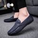 
Changxiang Huili Driving Bean Dog Shoes 2024 New Men's Spring and Autumn and Summer Breathable Lazy Leather Shoes Men's British Casual Black (D826) 39