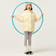 ASICS (ASICS) Kinderkleidung Mädchen Drei-Proof-Jacke Winter 2024 Lose Puffhülle Brot Jacke 334241074003
