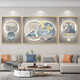 Famille Chengzai Il Wanshixing Light Luxury Living Room Decoration Paint Sofa Fond Mur suspendu peinture peintures murales simples MODERNE SEECT-INDRESSE MODERNE ATMOSPOSPHIRE JD16802 SAPPORTEMÉ par un bailleur de fonds, 60 * 80 gauche et droite 110 * 80