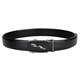 Half cigarette belt for men wear-resistant leather automatic buckle belt for men Korean style casual middle-aged young business leather belt for gift