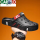 Katile Crocodile Hole Zapatos Sandalias de playa para hombres Sandalias de punta de tamaño grande 48 Tamaño grande 49 parejas Tamaño de jardín 50 Dyh9859 Azul oscuro 39