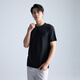 Lilang Light Fashion Men's Men's Clothing [100% Polyester] футболка мужская печать логотипа прохладное вязаное круглое шею с коротким рукавом A5xtx301 Black XL (175)