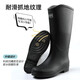 Footoppo Bottes de pluie à tube haut Bottes de pluie pour femmes chaussures d'eau féminine Bottes d'eau haut