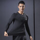 Li Ning quick dry clothes men's spring and summer tights running sports compression clothes fitness training clothes yoga clothes long-sleeved top XL