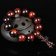 Big Red Rosewood Armband Holz Männer Geschenk rotes Holz Buddhistische Perlen kultureller Rosenkranz SN3894 1,5*15 Stück Zambian Blood Sandelholzarmband