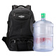 Langfei travel bag men's backpack large capacity backpack junior high school high school college school school bag business trip mountaineering luggage bag black