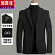 
Hengyuanxiang wool suit jacket men autumn and winter middle-aged business casual small suit slim wool suit jacket men 2305-Narrow Blue 2XL [150-165Jin [Jin equals 0.5 kg]]