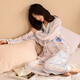 
Aijia confinement clothes for summer thin pure cotton postpartum spring and autumn 100 cotton sweat-absorbing postpartum summer pregnant women pajamas home clothes for breast pad spring and autumn 15-25 pure cotton D1289-1 L (135 Jin [Jin equals 0.5 kg]) can be worn after pregnancy