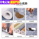 Xingwan 3 meters wide household floor leather cement floor directly paved living room bedroom shop office thickened wear-resistant and moisture-proof floor mat 3 meters wide - huge thick wear-resistant - gray cracks