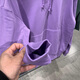 Adidas Sweatshirt Men's Spring and Autumn Fitness Training Sportswear Hooded Windproof Jacket Casual Pullover IC9764 Fusion Violet M