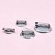 Muyu pin insurance safety pin placket corsage base buckle pin with lock tie brooch DIY accessories handmade jewelry silver disc brooch 2.5CM [20 pieces]