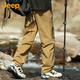 JEEP Casual Pants Men's Autumn and Winter Straight Pants Men's Loose Trendy Overalls Men's Pants Brown XL