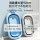 Pregnant mother baby bathtub, foldable baby bathtub, large size, bathing artifact, lying support bathroom rack, newborn children's supplies [upgrade and enlargement~] Iris blue + big gift bag