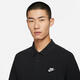 耐克（NIKE）Club 男子商务翻领短袖T恤休闲简约针织上衣百搭透气运动POLO衫 FN3895-010 XL