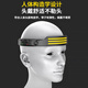 潮思汇灯带感应进口头灯led头戴式锂电池带条便携式头灯头灯强光 W689-3挥手感应头灯 全白光 实测连续照明时间100分钟