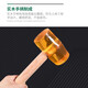 Rubber hammer beef tendon hammer leather hammer tile decoration elastic floor tile leather hammer soft glue small rubber hammer 750 core white leather hammer