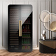 PULADI Arc Intelligent Frequency Conversion Double Door Double Temperature Red Wine Cabinet Constant Temperature Home Living Room Refrigerator Office Tea Retro Villa President Embedded Commercial Display Fresh Cabinet WIFI Retro Integrated Double Door Ice Bar + Wine Cabinet/Black Mirror 490L