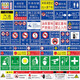 Bingyu BJ208 safety sign fire sign warning sign 200*160mm with rope to stop high voltage danger