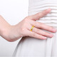 Saturday Fortune Star Gold Ring Women's Pure Gold Birthday Gift Price AA012457 Live No. 14 Approximately 4.15g