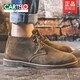 Cartelo Martin Boots Men's Spring y Autumn British Witshide Boots Men's Boots retro Casual alto Top Boots de cuero de cuero corto tendencia a mitad de la altura 41